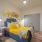 ceiling fan and light fixture in bedroom