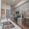 bright kitchen with high ceilings